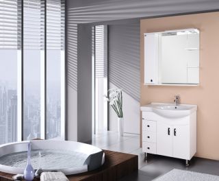 Тумба под раковину Bellezza Коралл 85см правая белый 00000001365